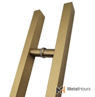 Square Tube Pull Handle DHG849-H-B2538L1500BG
