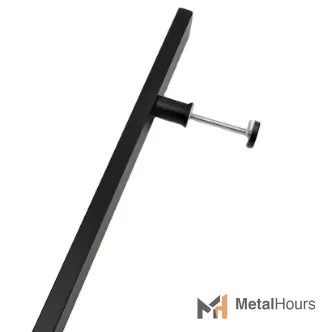 Square Tube Pull Handle DHG849-ST-B2040D25L1200BL