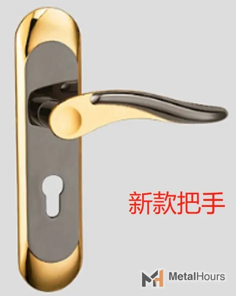 Zinc alloy panel&handle, golden DLP450-A627-82