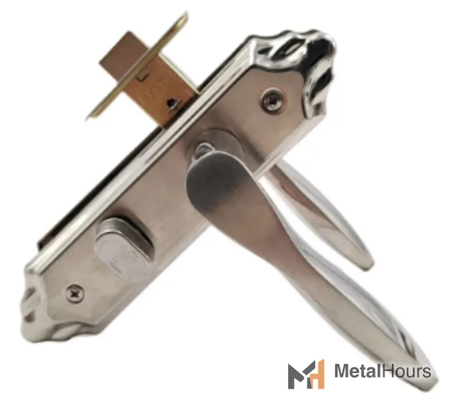 BK type/shower room lock set DLP994-B02-G02-BK