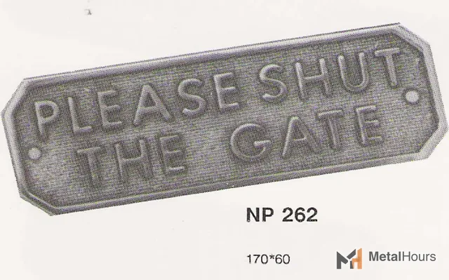 Nameplate NP 262 NP 262