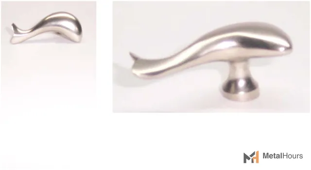 Vertical Fish Knob (Pewter) RH 101